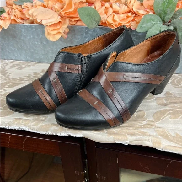 Pikolinos Lillie black leather ankle boots Size 39 - Picture 1 of 12